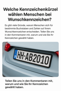 Wunschkennzeichen wählen