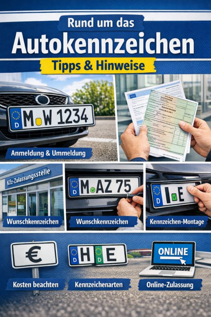 Anmeldung, Ummeldung und Wunschkennzeichen